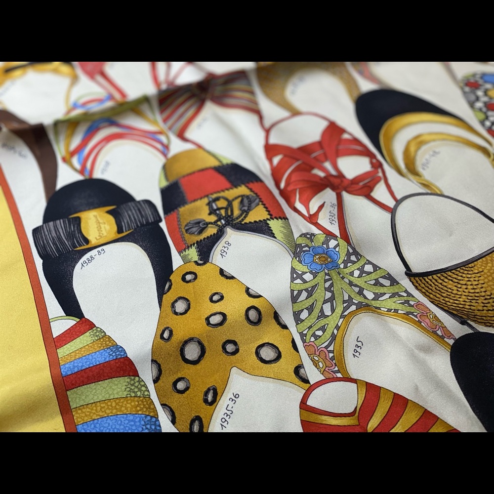 Ferragamo Silk Scarf 90x90cm
